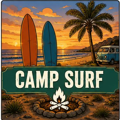 Camp Surf illustration