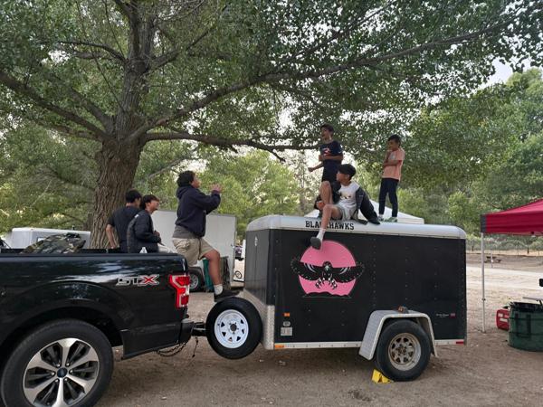 Blackhawks campout photo 2