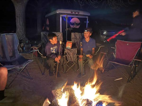 Blackhawks campout photo 16